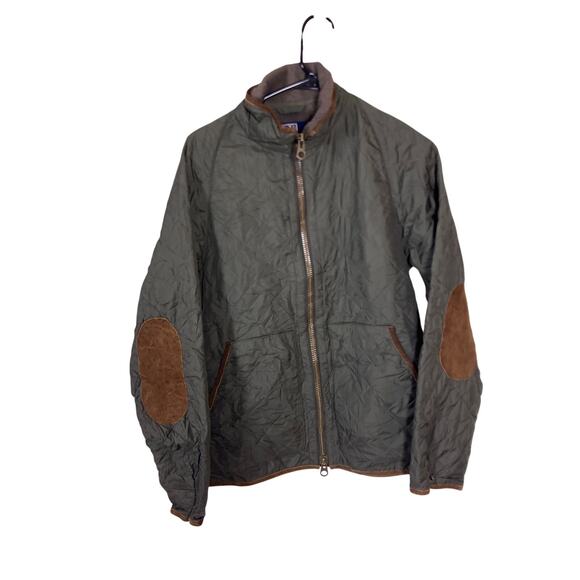 Polo Ralph Lauren Other - Polo Ralph Lauren Elbow Patch Full Zip Jacket Men’s Medium Fleece Classic Preppy